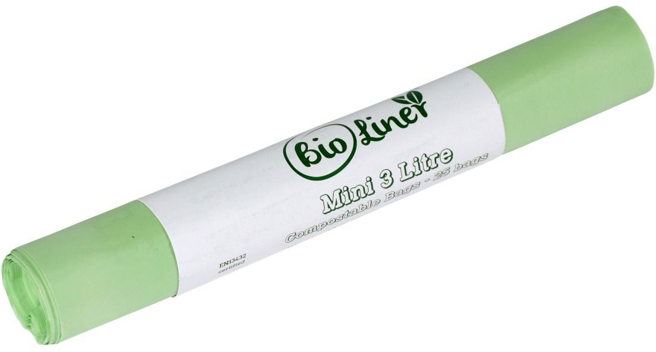 All-Green BioLiner Mini Compostable Caddy Bags - 3 Ltr - BL3
