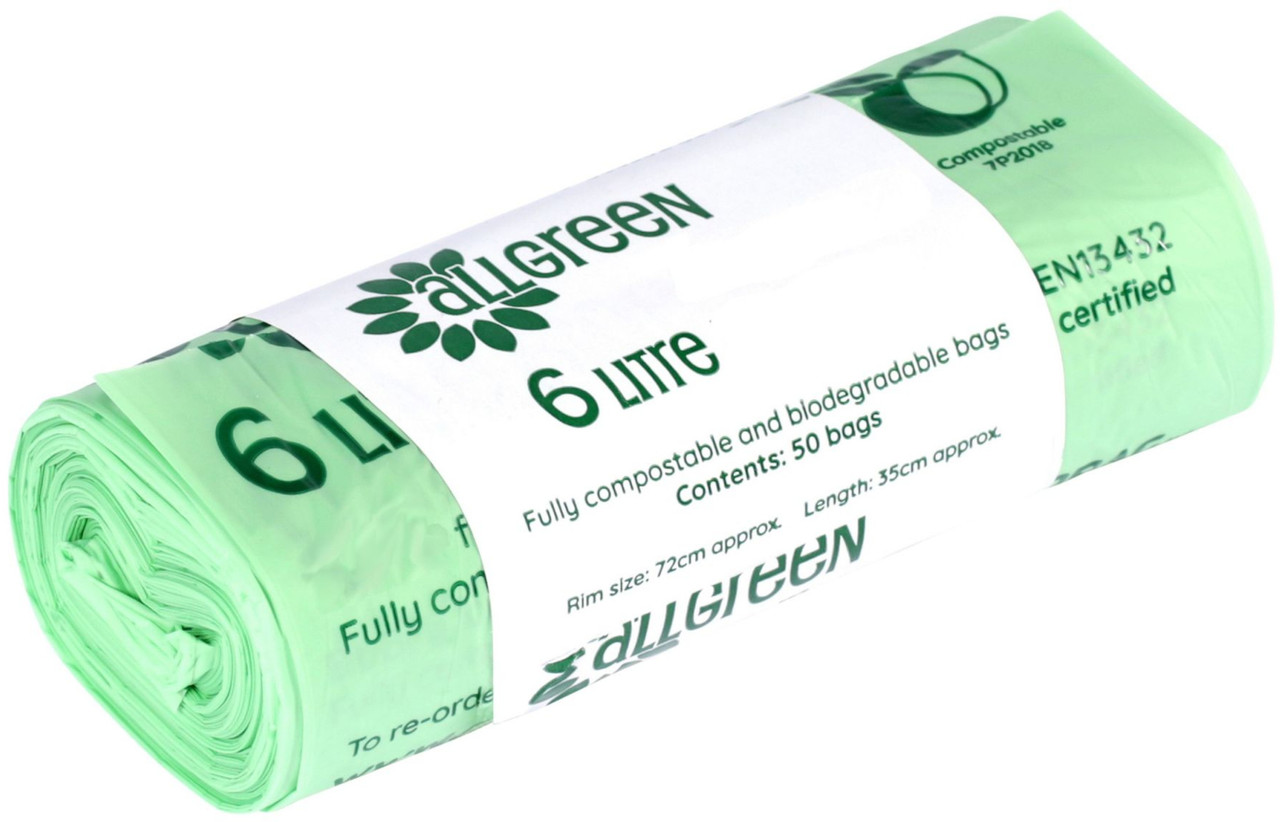 Eco Green Compost Caddy Bags Eco Green Living 6L Compost Caddy