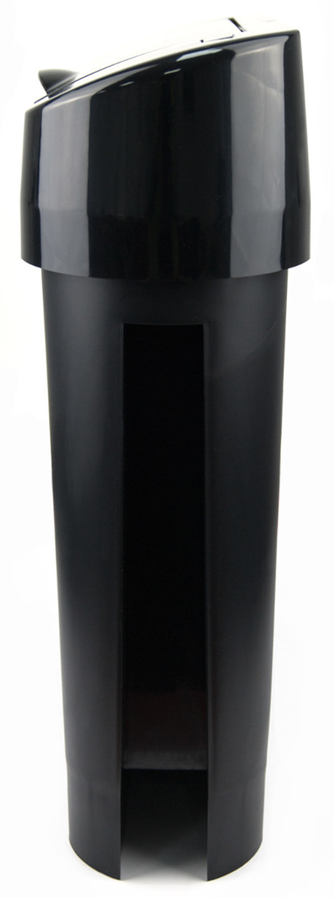 WR-CD-7002B - Automatic Sanitary Bin - 15 Ltr - Black - Side Profile