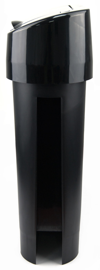 WR-ASB-15L-AUTO-B - Automatic Sanitary Bin - 15 Ltr - Black - Side Profile