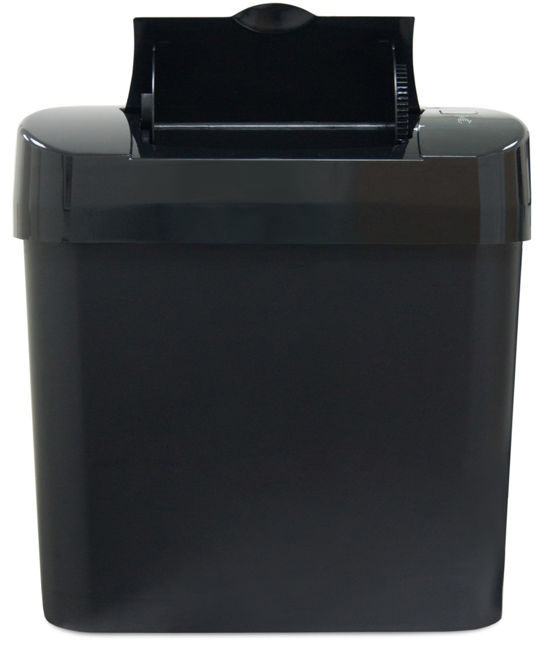 WR-CD-7002B - Automatic Sanitary Bin - 15 Ltr - Black - Chute Open