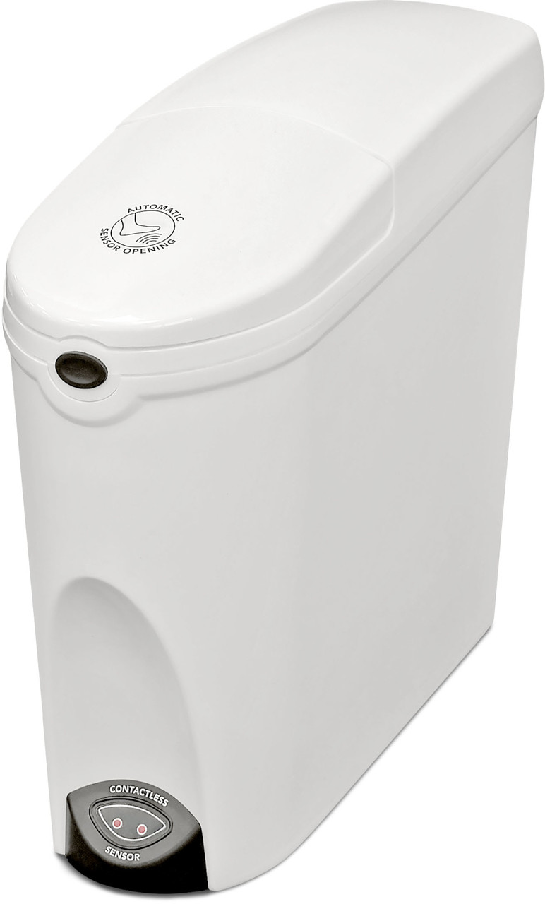 WR-ZYS-20FT-WHITE - Automatic Sanitary Bin - 20 Ltr - White