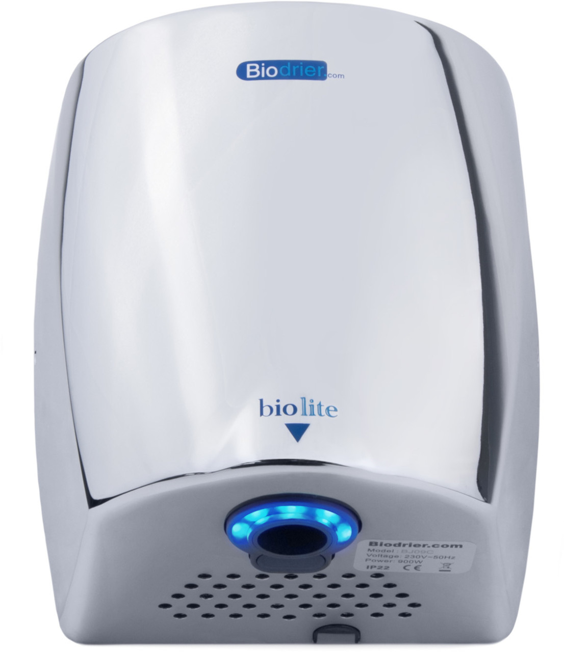 HD-BL09C - Biodrier Biolite Hand Dryer - Chrome - Bottom