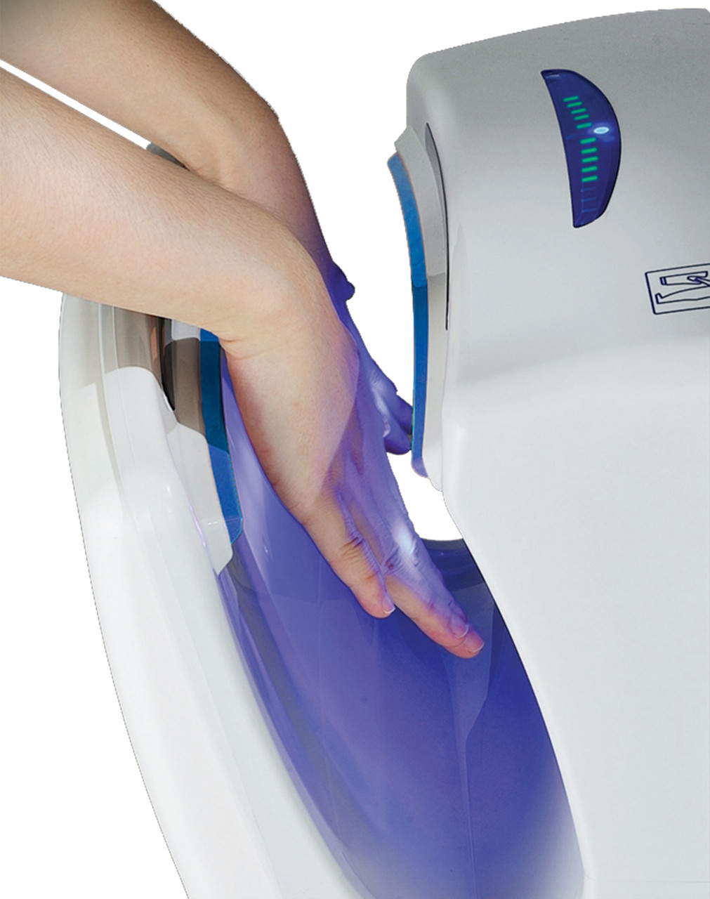 HD-BB702W - Biodrier Business 2 Blade Hand Dryer - White - In Use