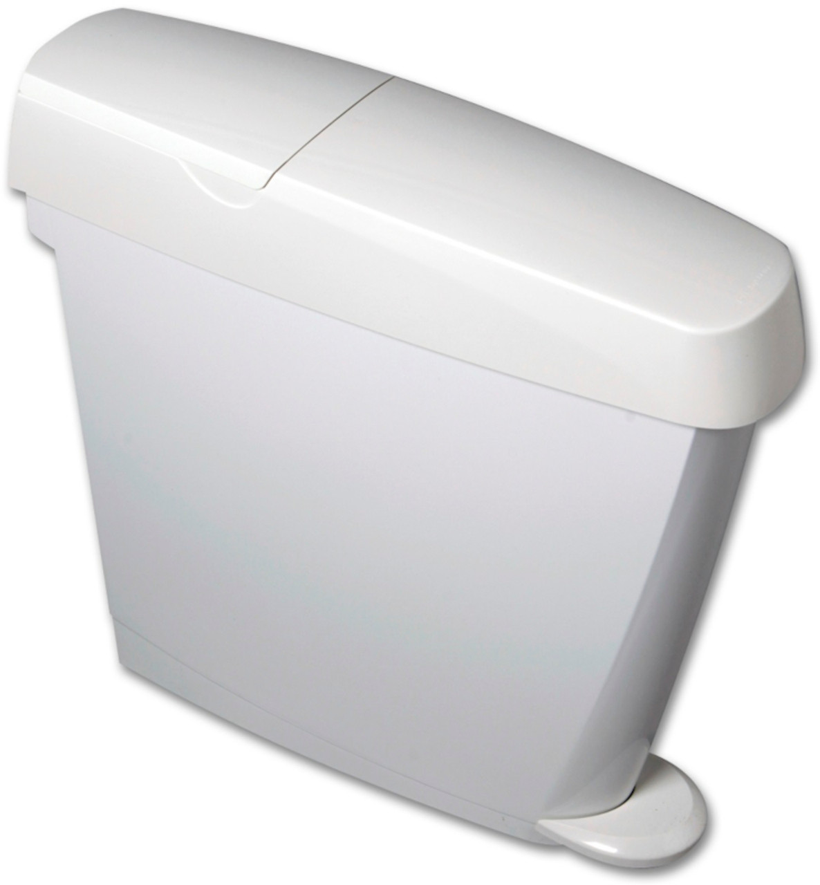 P+L Sanibin Feminine Hygiene Pedal Bin - 20 Ltr - White - FHB20W