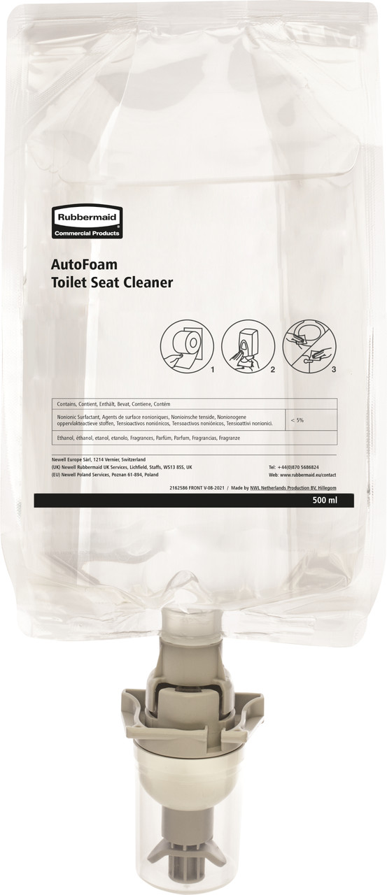 2162586 - Rubbermaid AutoFoam Toilet Seat Cleaner - 500ml