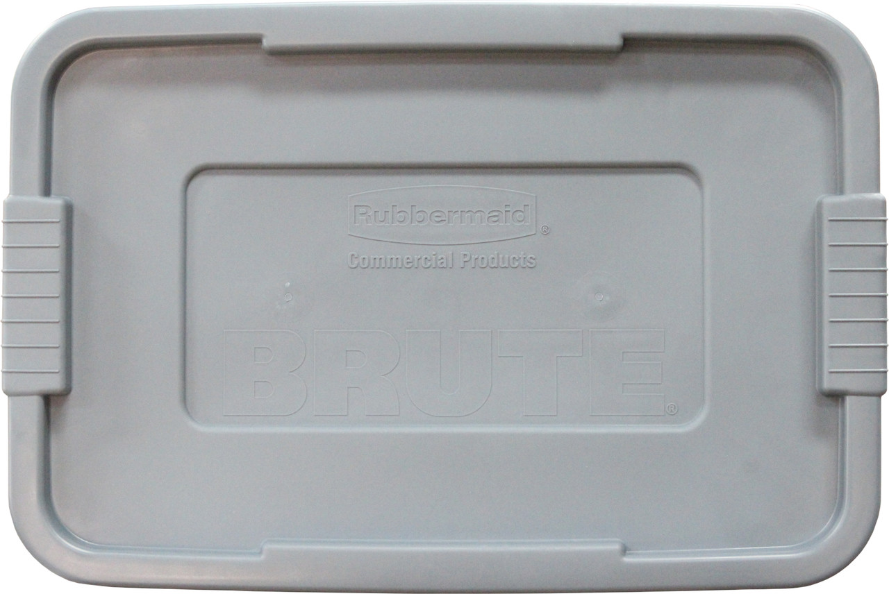 Rubbermaid BRUTE Tote with Lid - 75.5 Ltr - Grey - FG9S3100GRAY - Lid