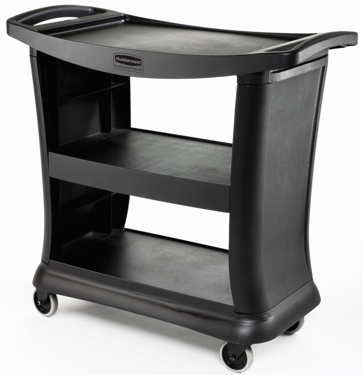 FG9T6800BLA - Rubbermaid Executive Service Cart - Black