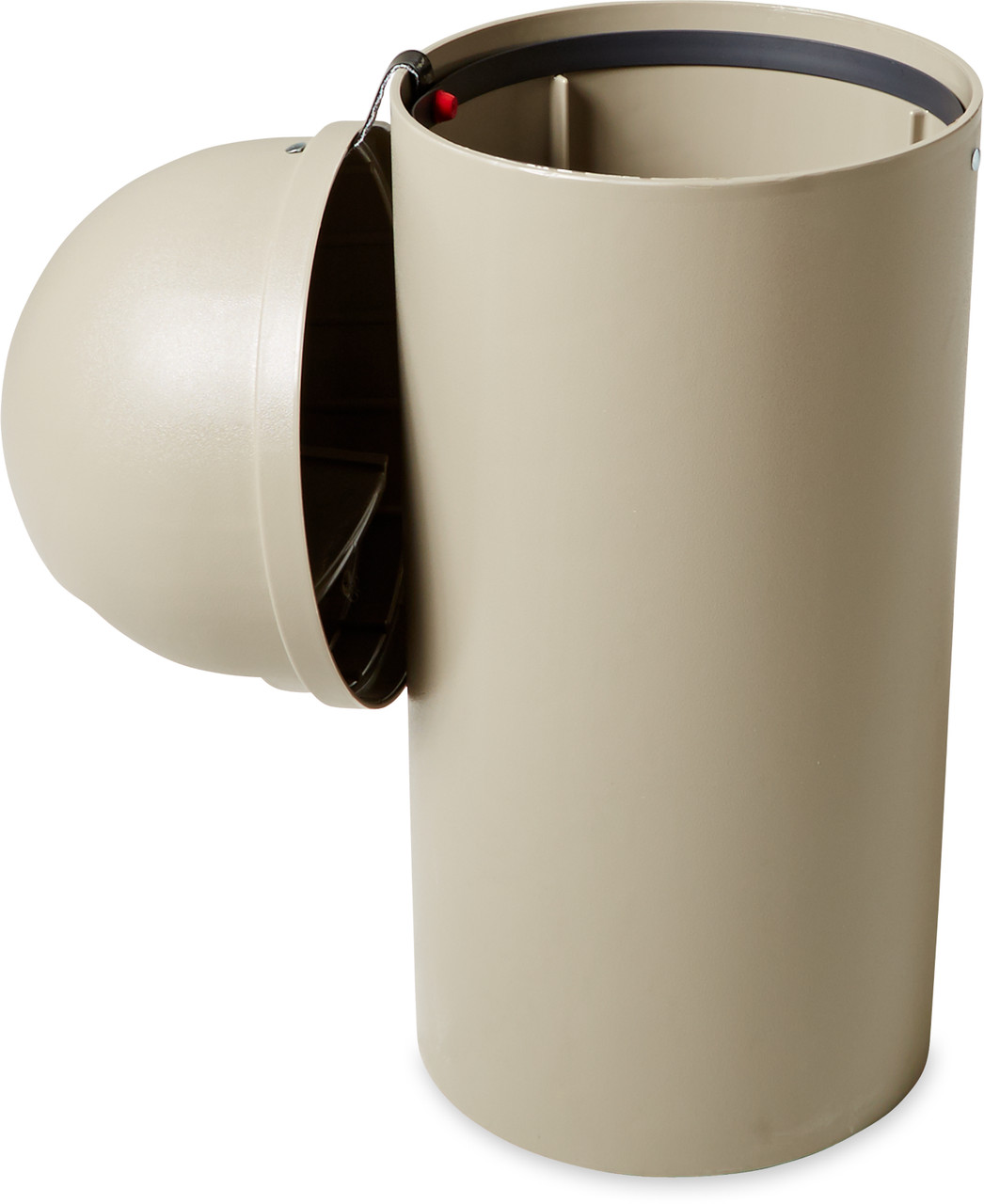 FG816088BEIG - Rubbermaid Marshal Classic Container - 56.8 Ltr - Beige - Lid Removed
