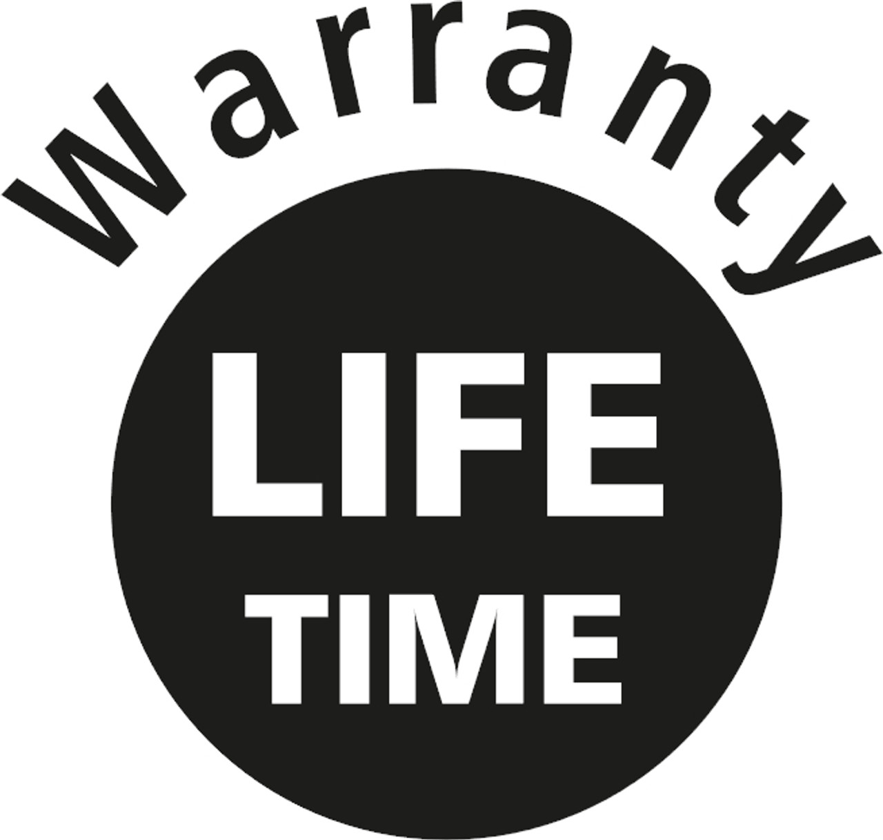 Manucaturer's lifetime warranty mark