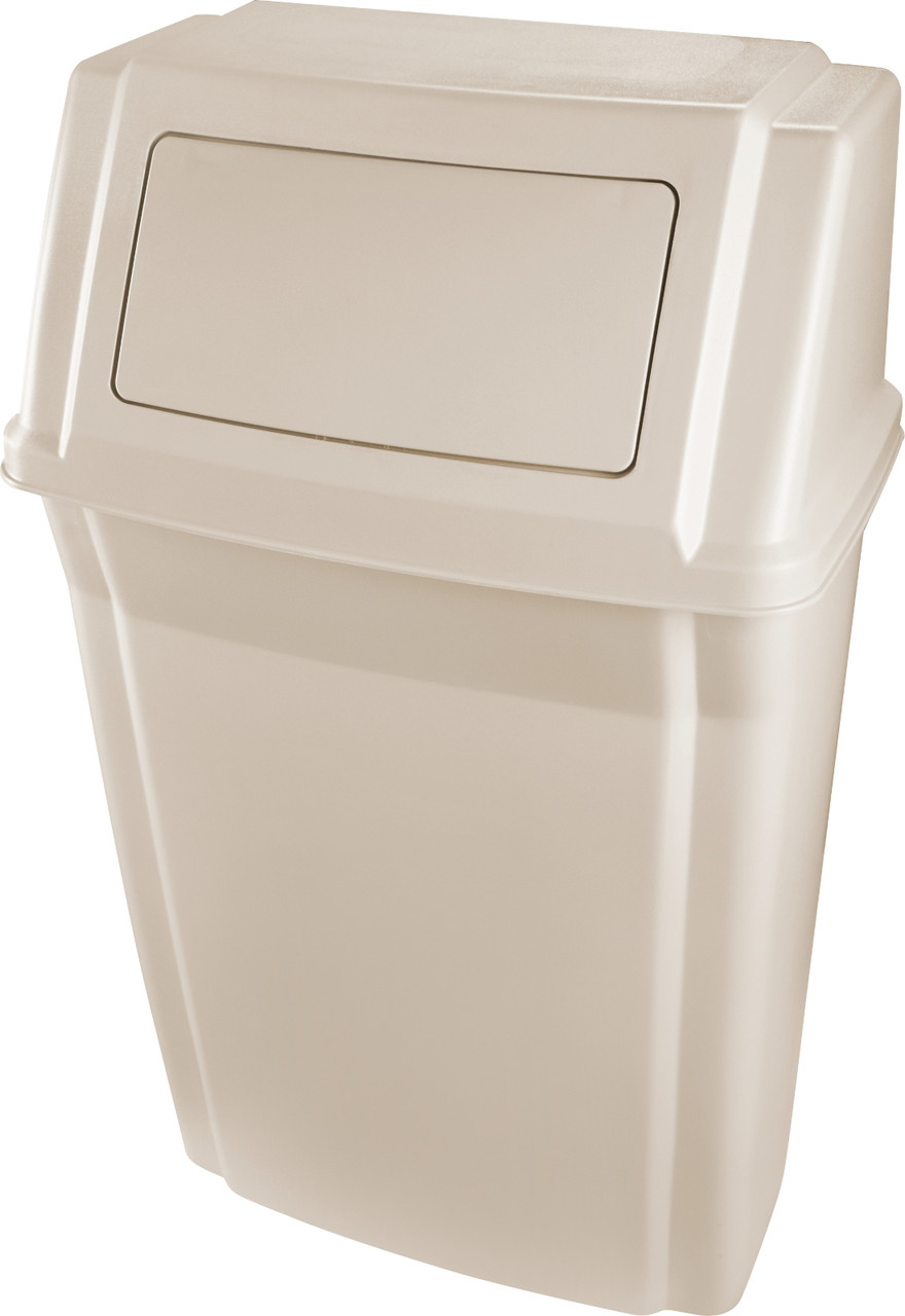 Rubbermaid Profile Wall-Mounted Container - 56.8 Ltr - Beige - FG782200BEIG