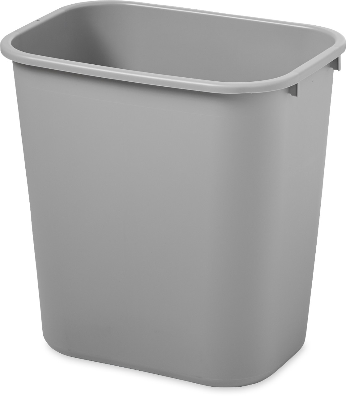 Rubbermaid Rectangular Wastebasket - 26.6 Ltr - Grey - FG295600GRAY