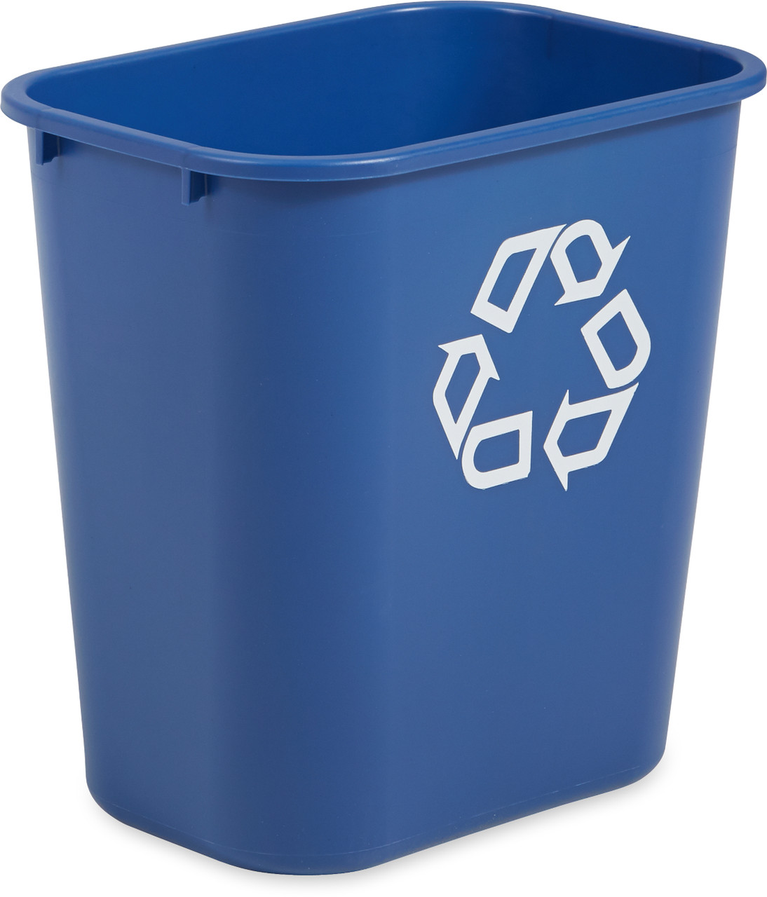 FG295673BLUE - Wide, open-top design makes disposing of waste and recycling easy