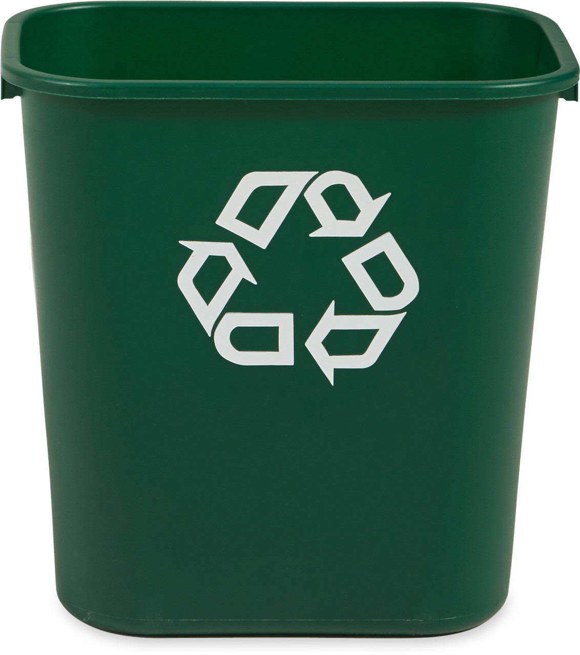 FG295606GRN - Wide, open-top design makes disposing of waste and recycling easy