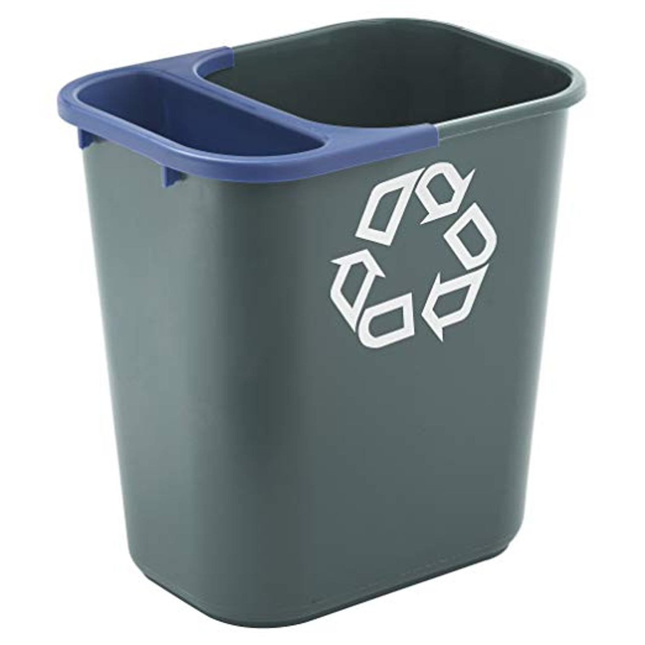 FG295073BLUE - Rubbermaid Saddle Bin - Blue - Fitted to wastebasket