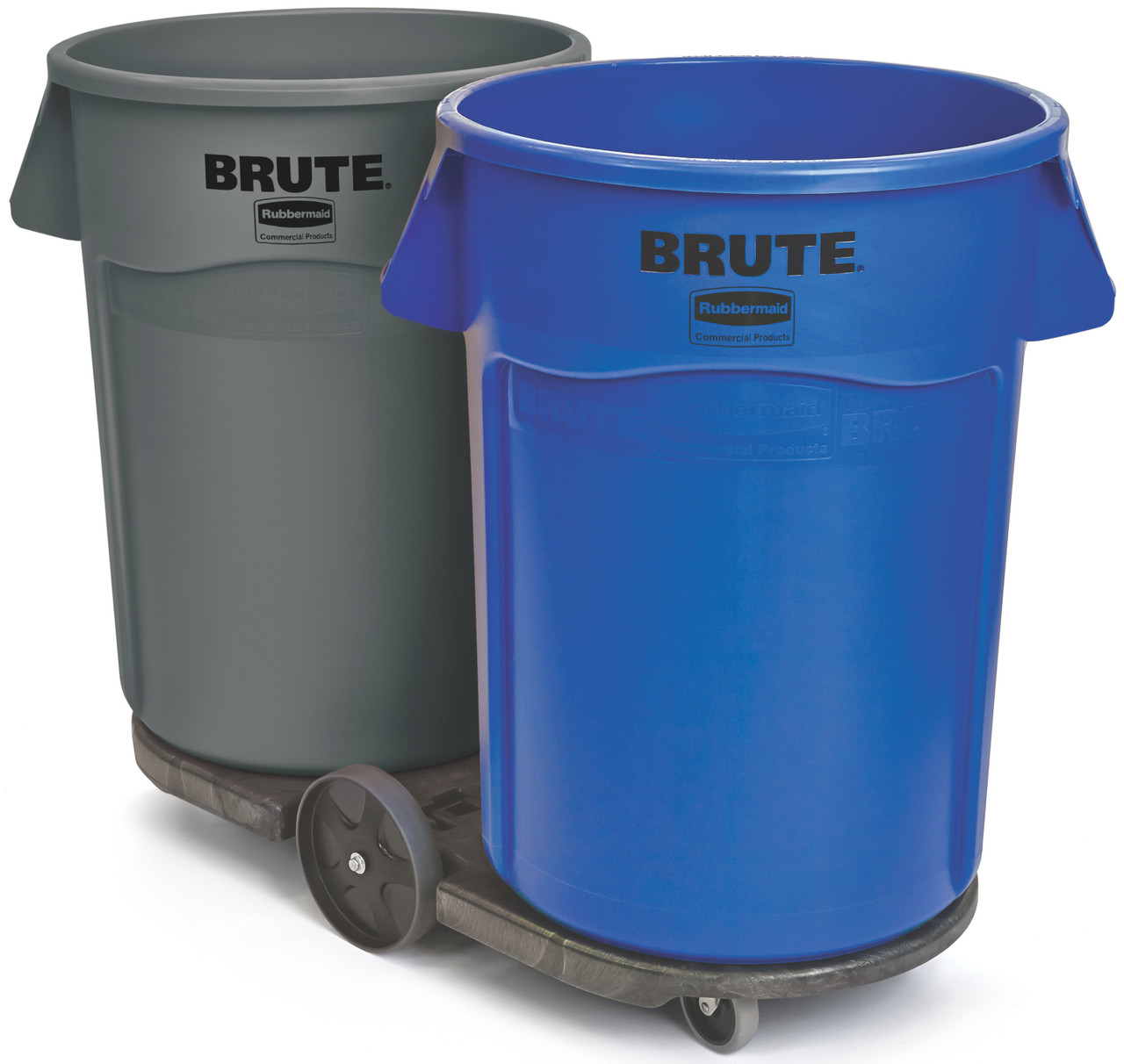 Tandem Brute Dolly with Two Brute Containers