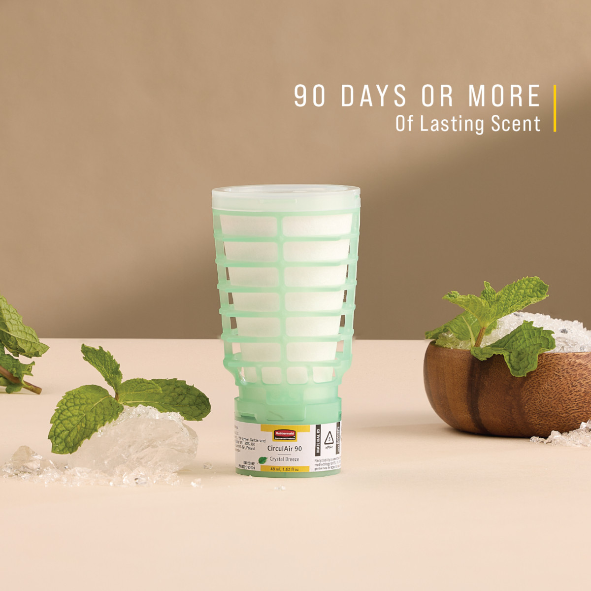 Rubbermaid CirculAir 90 Passive Air Care Refill Offers 90 Days or More of Odour Control