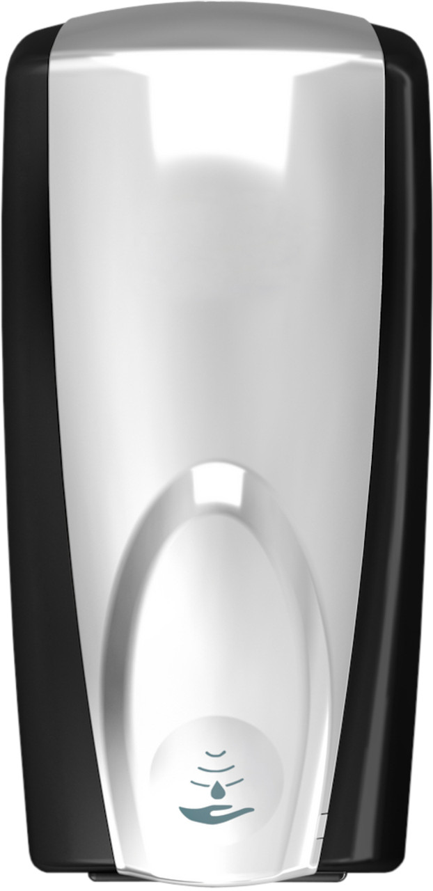 Rubbermaid Unbranded AutoFoam Dispenser - 1100ml - Black/Chrome - FG750495