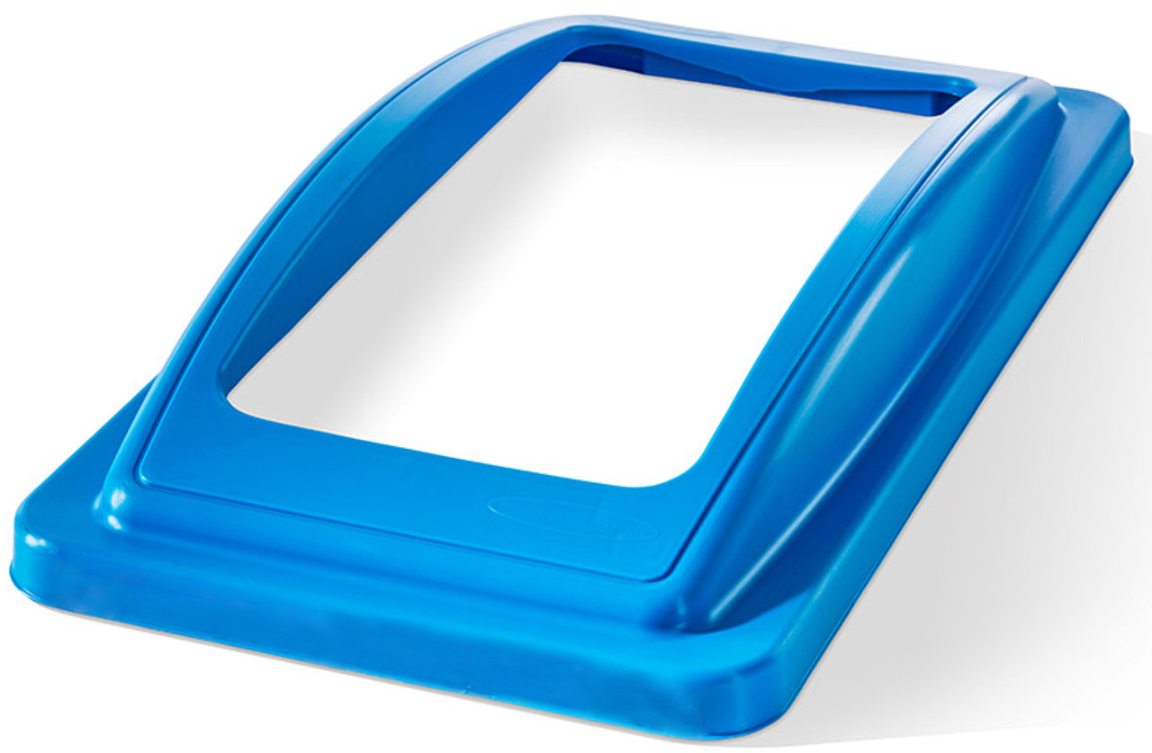 ESLIDFRAMEBLU38 - Straight EcoSort Frame Lid - Blue - UK manufactured for a low carbon solution to waste management