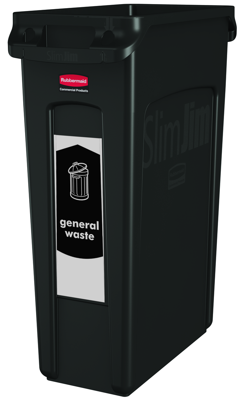 Slim Waste Bin Sticker - General Waste