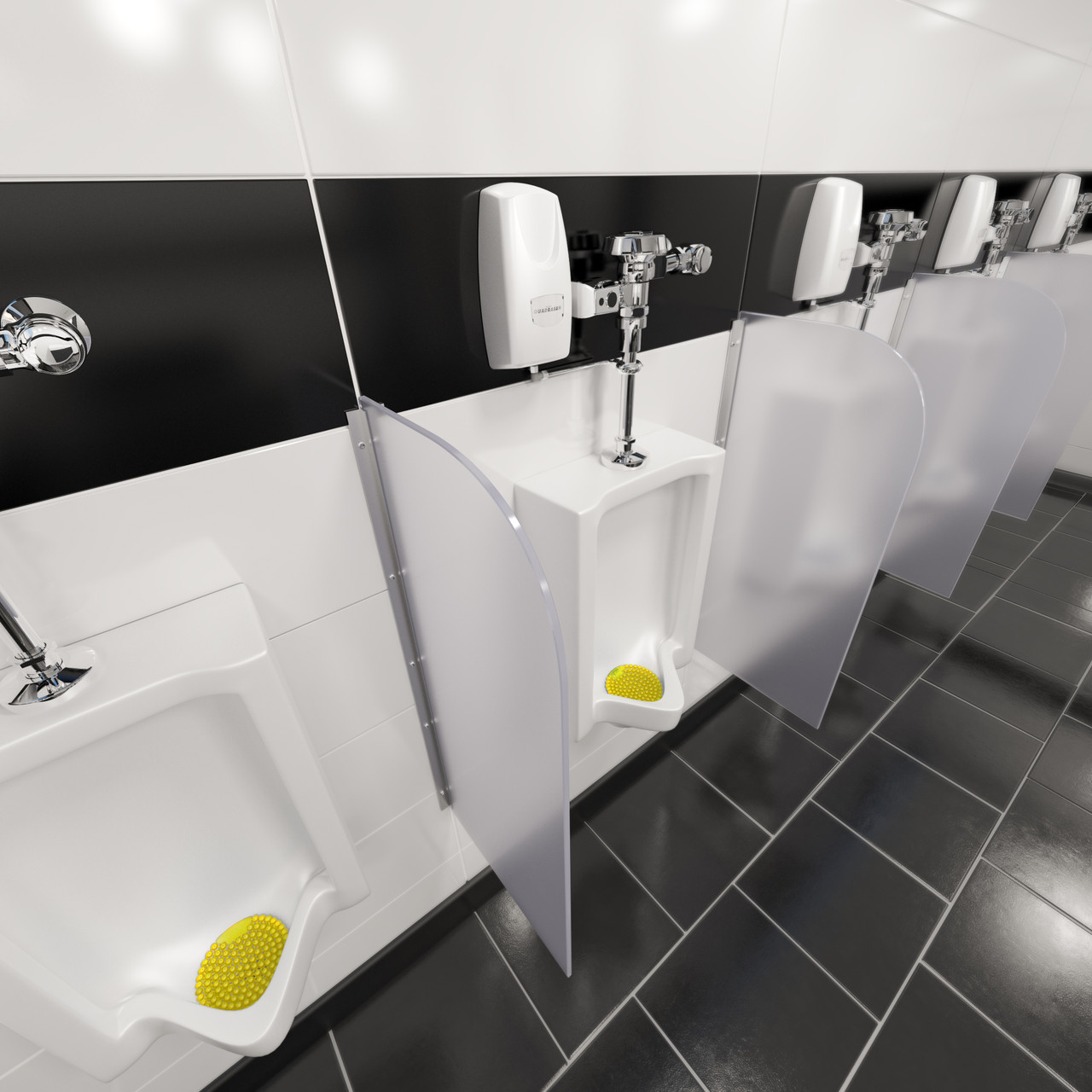 WEE-SCRN CITRUS - Vectair Wee-Screen® - Citrus Mango - Urinals - Flexible Material Moulds to Shape of Any Urinal to Form A Secure Fit