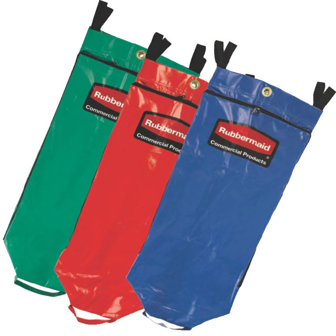 Rubbermaid Recycling Bag With Universal Recycling Symbol - Set Of 3 Colours