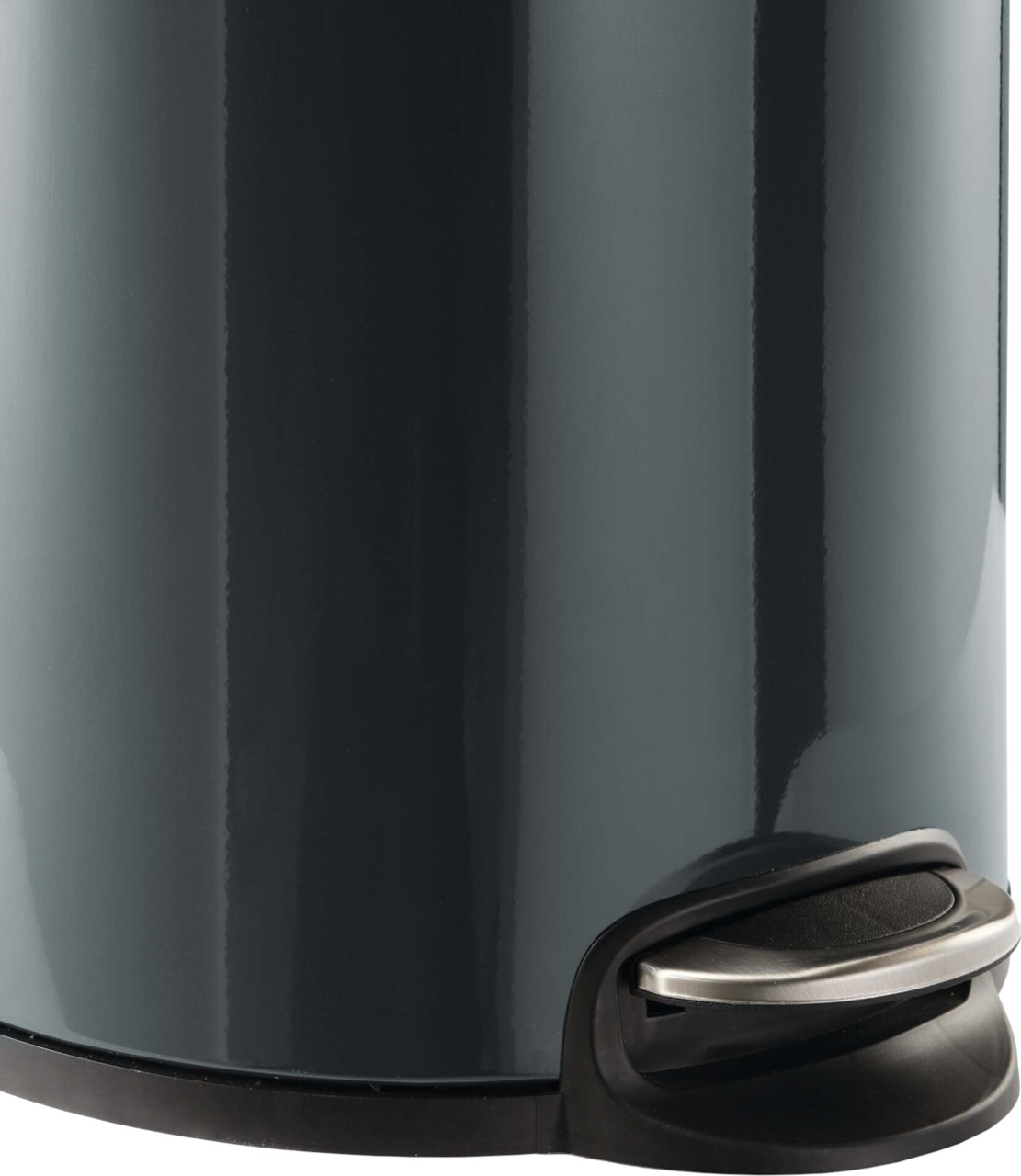 Durable 341058 - Round Pedal Bin - 5 Ltr - Charcoal Grey - Close-up of Pedal