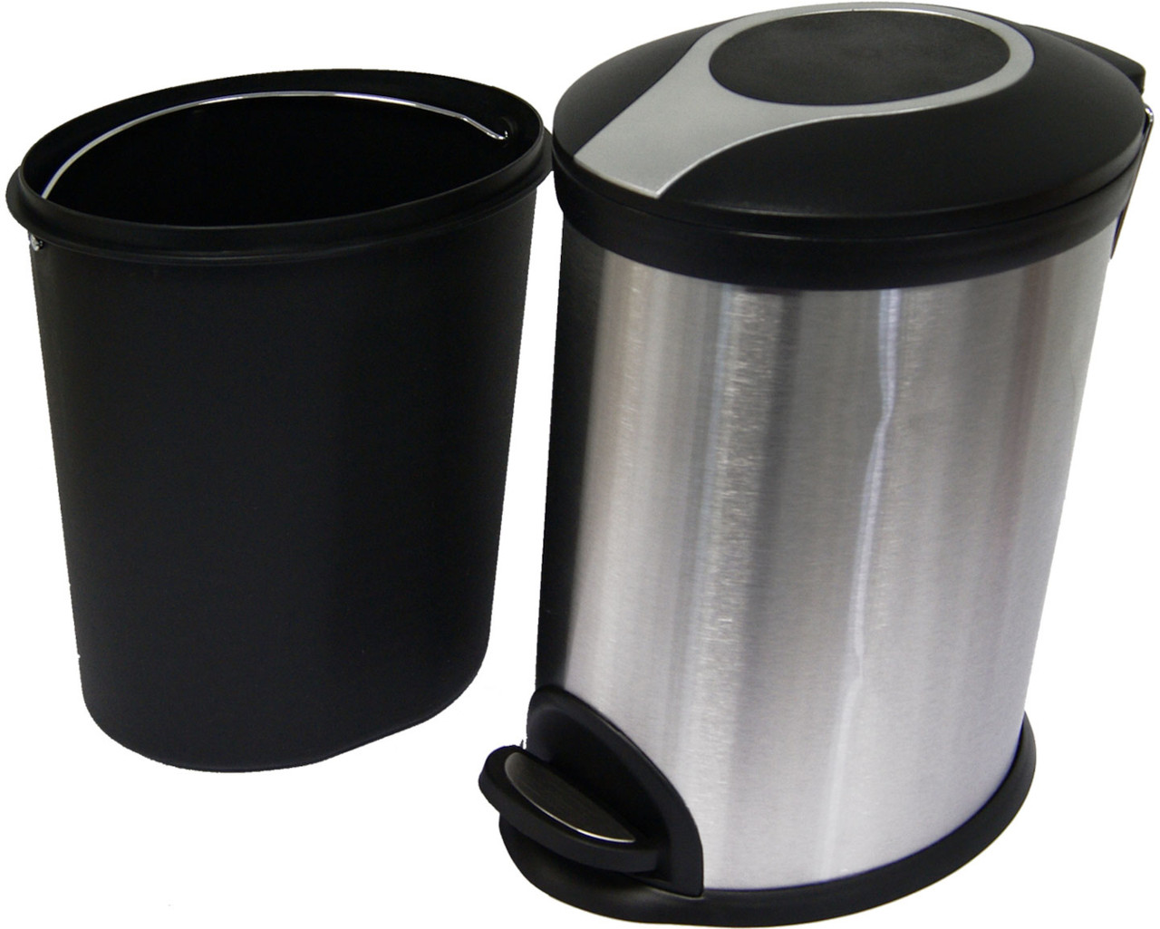 Bathroom Pedal Bin - 5 Ltr - Stainless Steel - WR-EK9633-5L - Inner Bucket