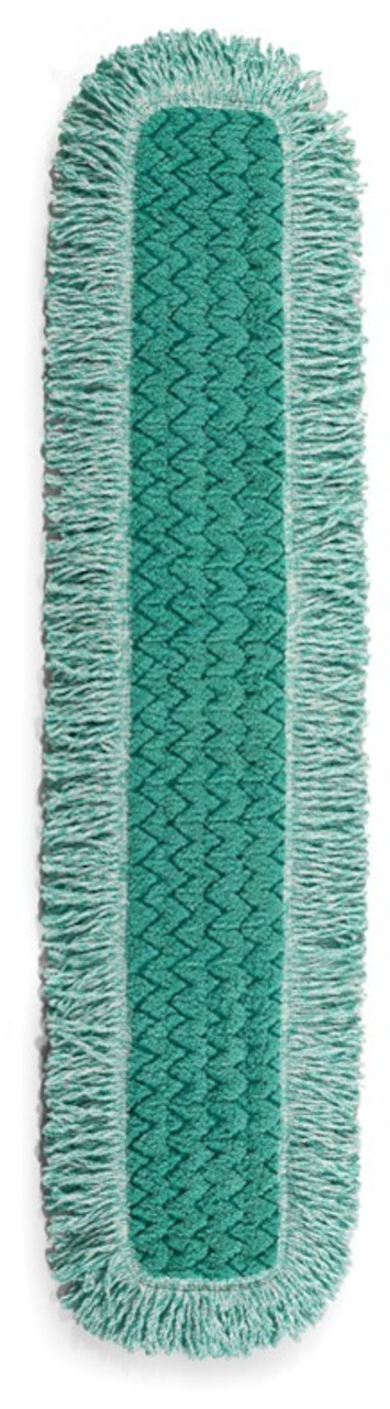 Rubbermaid - FGQ43800GR00 - HYGEN Microfibre Dust Mop with Fringe - 91cm - Green