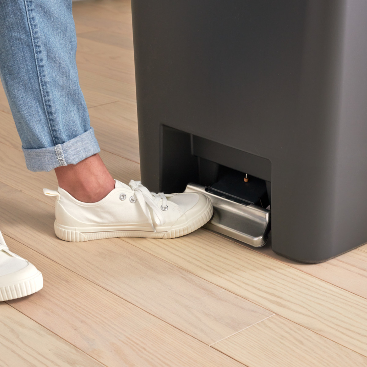 Pedal Being Depressed by Lady