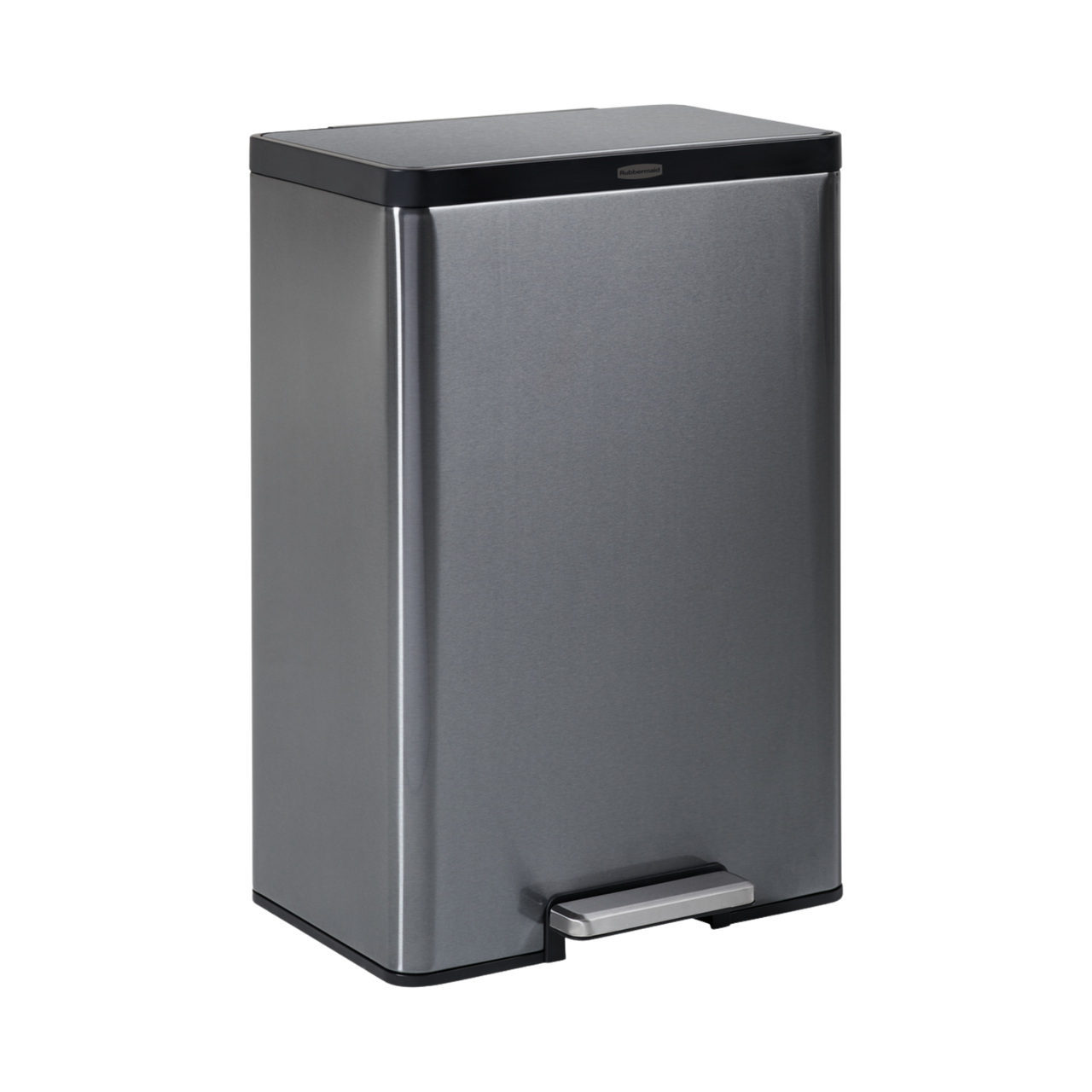 Rubbermaid 2112520 - Elite Pedal Bin - 45 Ltr - Stainless Steel - Angled to the Right Rubbermaid 2112520 - Elite Pedal Bin - 45 Ltr - Stainless Steel - Angled to the Right