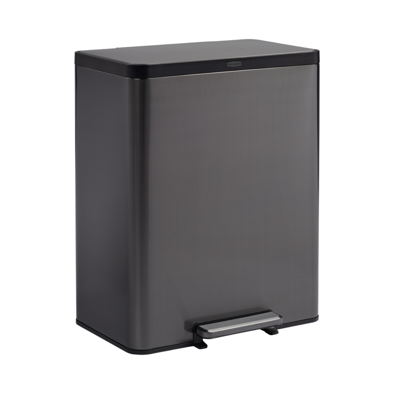 Rubbermaid 2145985 - Elite Dual Stream Pedal Bin - 60 Ltr - Charcoal Rubbermaid 2145985 - Elite Dual Stream Pedal Bin - 60 Ltr - Charcoal