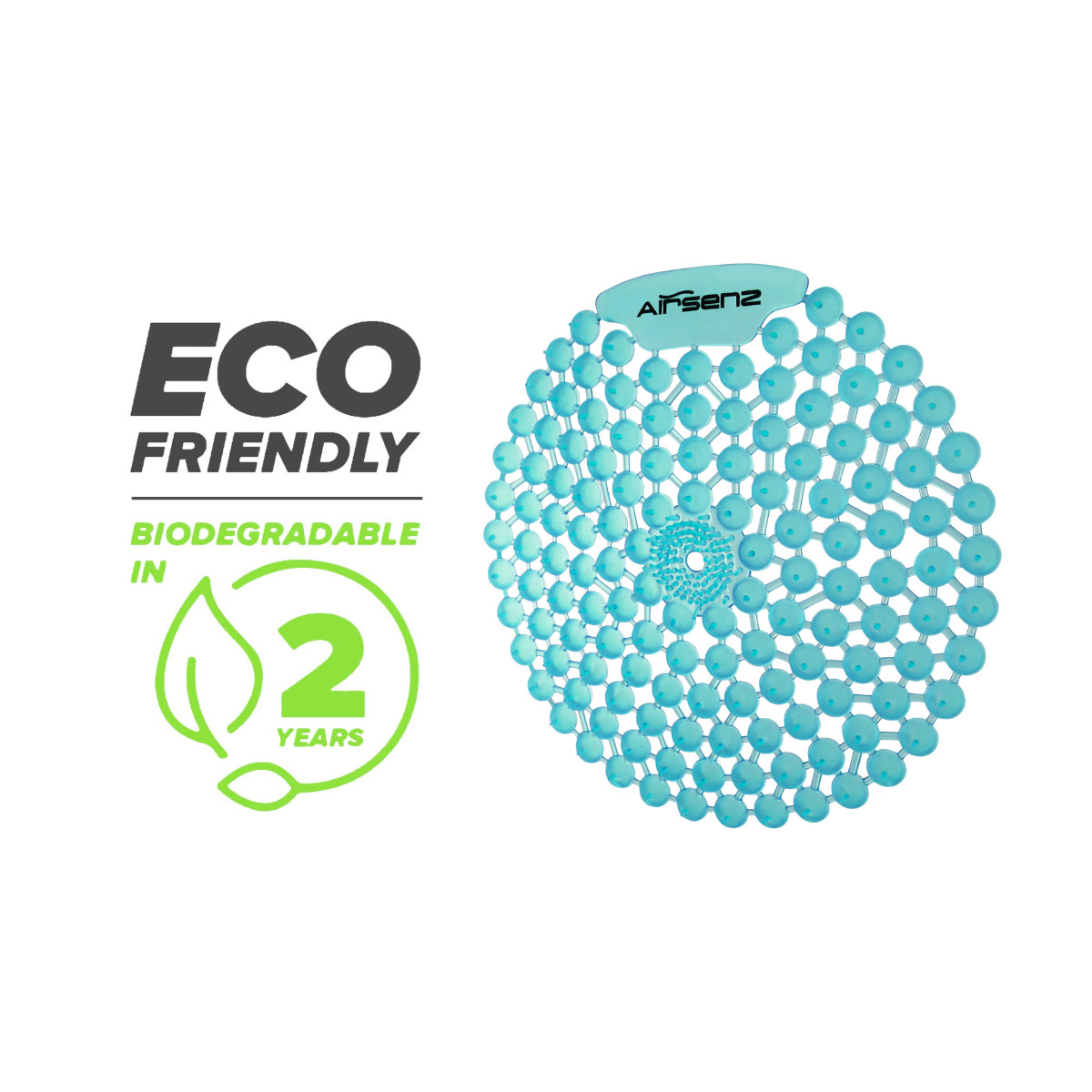 Pearl Urinal Screens by Airsenz Are Fully Recyclable and Degradable within 2-years