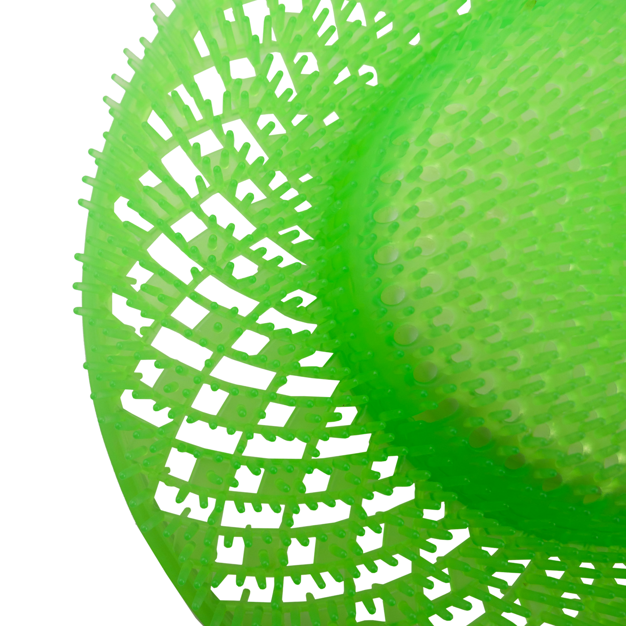 Close-up of Vertical Shafts that Prevent Splashback