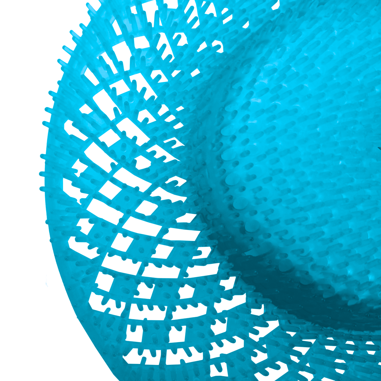 Close-up of Vertical Shafts that Prevent Splashback