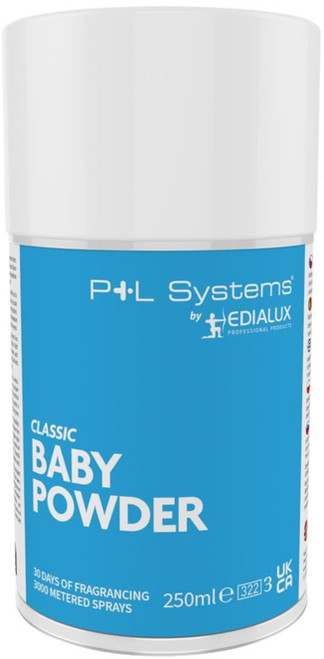 P+L Aerosol Refills - 250ml - Baby Powder - Case of 12 - W204 P+L Aerosol Refills - 250ml - Baby Powder - Case of 12 - W204