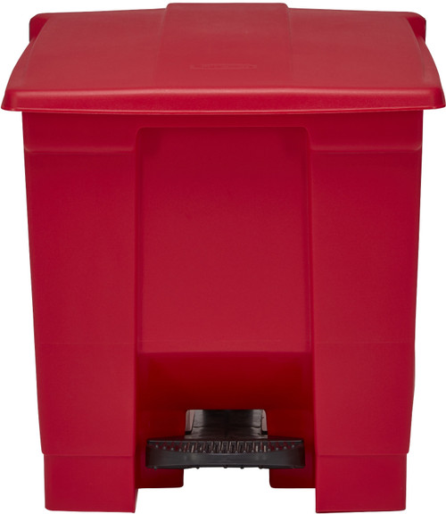 Rubbermaid Legacy Step-On Pedal Bin - 30 Ltr - Red - FG614300RED