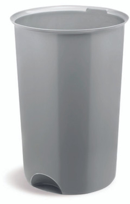 Addis Round Bin Base - 50 Ltr - Metallic Grey - 503579 Addis Round Bin Base - 50 Ltr - Metallic Grey - 503579