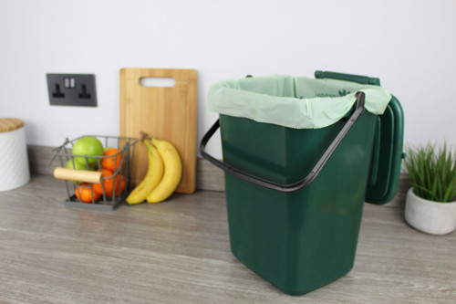 AG10 - All-Green Compostable Kitchen Caddy Bag - 10 Ltr - Perfect for protecting kitchen caddies from unnecessary dirt and stains