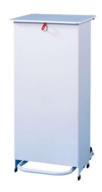 Linton Enclosed Body Sackholder with Standard Lid - Pedal & Hand-Operated - 90 Ltr - SHSB90