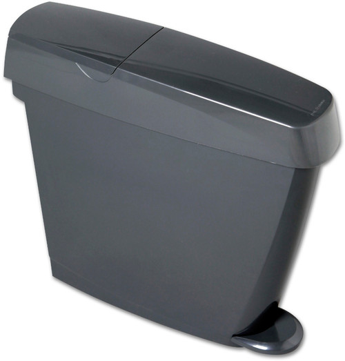 P+L Sanibin Feminine Hygiene Pedal Bin - 20 Ltr - Grey - FHB20G P+L Sanibin Feminine Hygiene Pedal Bin - 20 Ltr - Grey - FHB20G