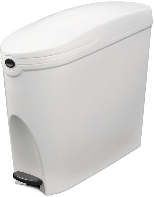 WR-ZYS-20LJ-WHITE - Pedal Operated Sanitary Bin - 20 Ltr - White WR-ZYS-20LJ-WHITE - Pedal Operated Sanitary Bin - 20 Ltr - White