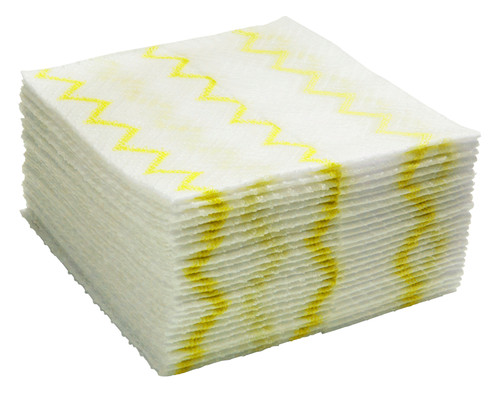 Rubbermaid Disposable Microfibre Cloth - Yellow - Pack of 40 - 2136054 Rubbermaid Disposable Microfibre Cloth - Yellow - Pack of 40 - 2136054