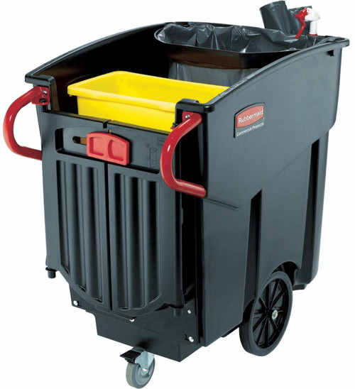 FG9W7300BLA - Rubbermaid Mega BRUTE Mobile Waste Collector - 450 Ltr - Black FG9W7300BLA - Rubbermaid Mega BRUTE Mobile Waste Collector - 450 Ltr - Black