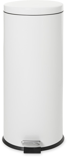 FGMST7EGLWH - Rubbermaid Pedal Bin with Galvanised Steel Liner - 30.3 Ltr - White FGMST7EGLWH - Rubbermaid Pedal Bin with Galvanised Steel Liner - 30.3 Ltr - White