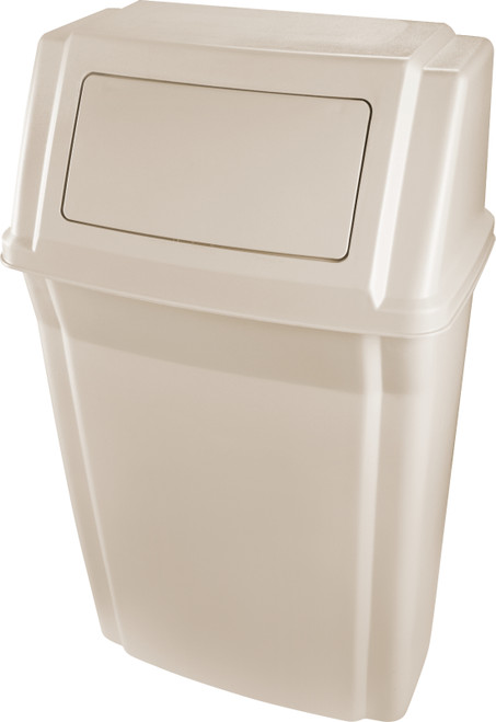 Rubbermaid Profile Wall-Mounted Container - 56.8 Ltr - Beige - FG782200BEIG Rubbermaid Profile Wall-Mounted Container - 56.8 Ltr - Beige - FG782200BEIG