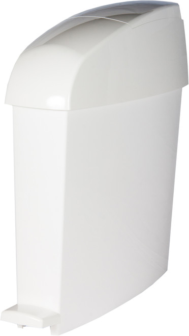 RMINIPEDWF - Rubbermaid Sanitary Waste Pedal Bin - 12 Ltr - White RMINIPEDWF - Rubbermaid Sanitary Waste Pedal Bin - 12 Ltr - White