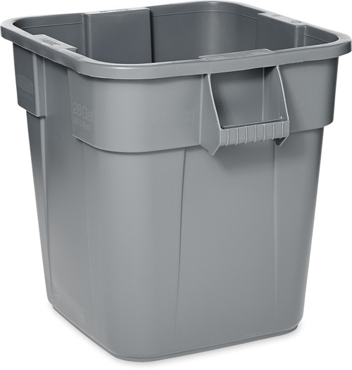 Rubbermaid Square BRUTE Container - 106 Ltr - Grey - FG352600GRAY Rubbermaid Square BRUTE Container - 106 Ltr - Grey - FG352600GRAY