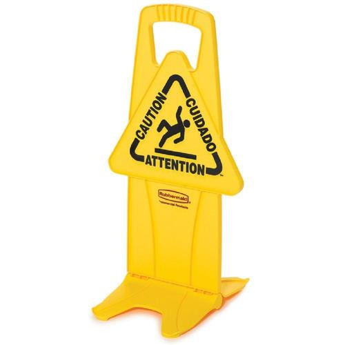 Rubbermaid Stable Safety Sign Caution - FG9S0900YEL Rubbermaid Stable Safety Sign Caution - FG9S0900YEL