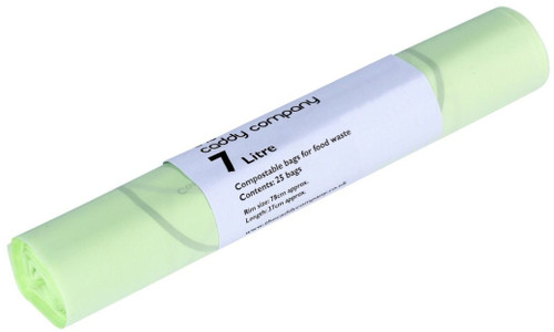 Caddy Company Compostable Kitchen Caddy Bags - 7 Ltr - CC7